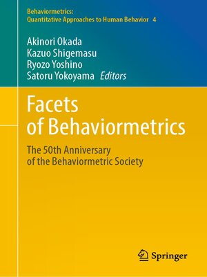 cover image of Facets of Behaviormetrics